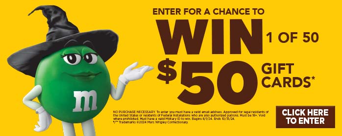 MARS Halloween Sweepstakes