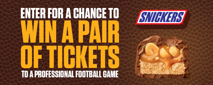 MARS NFL Tickets Sweepstakes