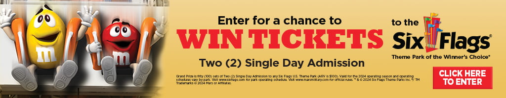 Enter for a Chance to Win 2 Tickets to Six Flags